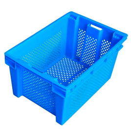 Cajón plástico apilable y embutible, 42 litros