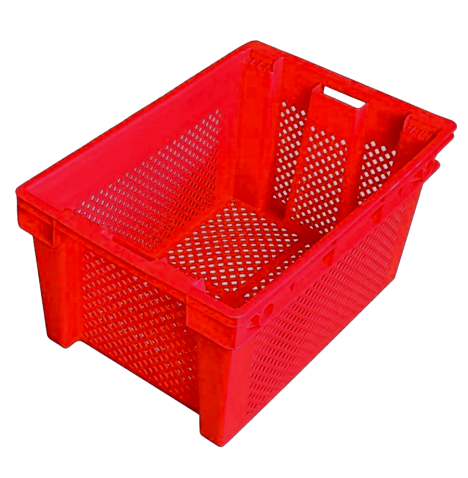 Cajón plástico apilable y embutible, 42 litros