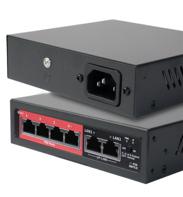 Switch de 4 puertos 100...