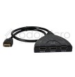 Switch HDMI de 5 puertos con control remoto