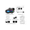 Intercomunicador Bluetooth casco 300 m alcance
