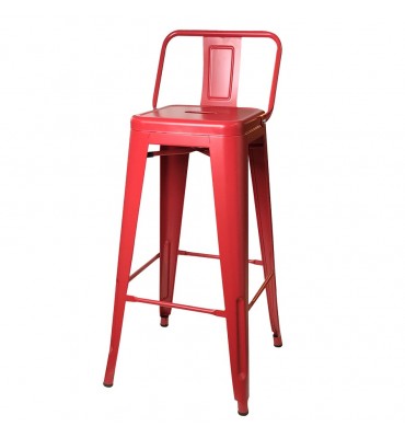 4 Banquetas Metálica con...