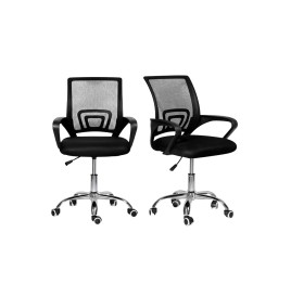 Pack x2 Sillas Ergonómicas de Oficina, Base Metálica