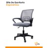 Silla ergonómica de oficina con base plástica
