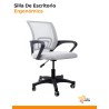 Silla ergonómica de oficina con base plástica