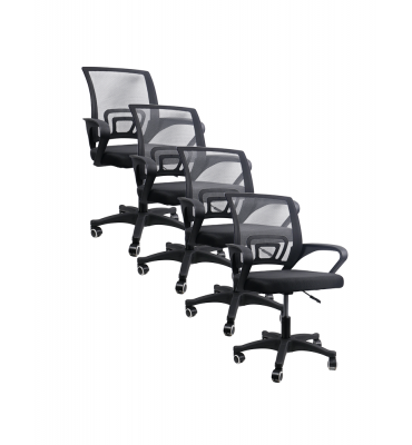 4 Sillas De Escritorio...