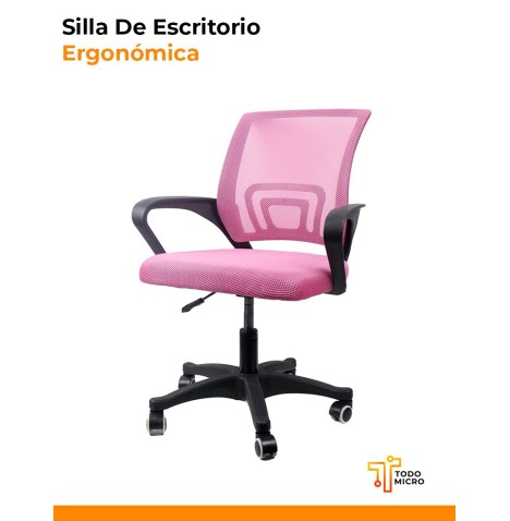 2 sillas ergonómicas de oficina, base plástica