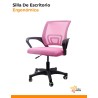 2 sillas ergonómicas de oficina, base plástica