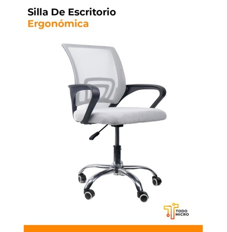 Pack x2 Sillas Ergonómicas de Oficina, Base Metálica