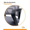 Pack x4 Sillas Ergonómicas de Oficina, Base Metálica