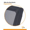 Pack x4 Sillas Ergonómicas de Oficina, Base Metálica