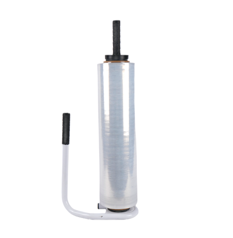 Dispenser porta rollo film stretch ajustable, embalaje