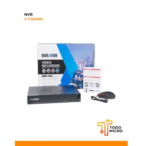 XVR DVR NVR Onvif 4 canales