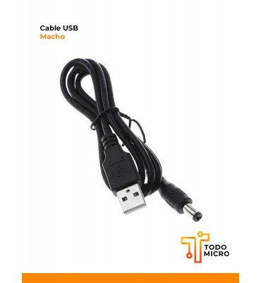 Cable USB Macho - Plug...