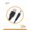 Cable USB a plug macho para alimentación de 5 V