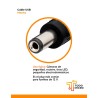 Cable USB a plug macho para alimentación de 5 V