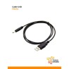Cable USB a plug macho para alimentación de 5 V
