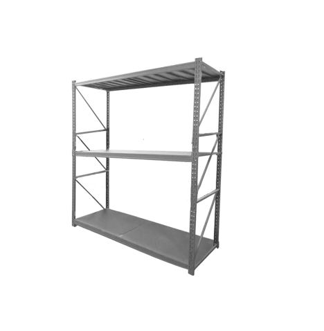 Estantería metálica rack, 3 niveles, hasta 300 kg