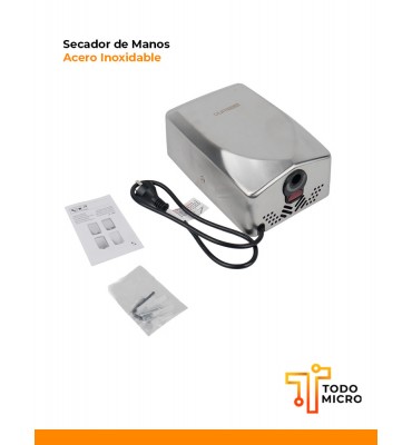 Secador de Manos 1000W...