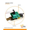 Adaptador de nivel de tension TTL a 1.8V para programadores de eeprom