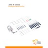 Set de ganzúas profesional 27 piezas para práctica