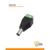 Adaptador plug macho a bornera para 12, 24 o 48 VCC