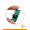 Pinza SOIC8 con cable y adaptador a encapsulado DIP8
