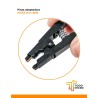 Pinza SOIC8 con cable y adaptador a encapsulado DIP8