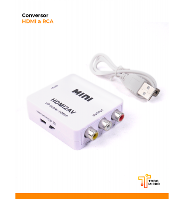 Conversor de vídeo HDMI a RCA