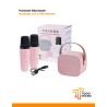 Parlante Bluetooth karaoke con 2 micrófonos