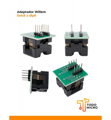 Adaptador Willem Soic8 a...