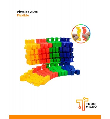 Pista de Auto Flexible 24...