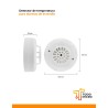 Detector de Temperatura y Calor AW-CTD382 con Base