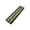 Tope de goma para estacionamiento 100x25x10 cm antigolpes