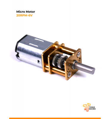 Micro Motor Dc N20 6v 20rpm