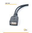Cable USB en Y con doble ficha de alimentación