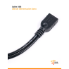 Cable USB en Y con doble ficha de alimentación