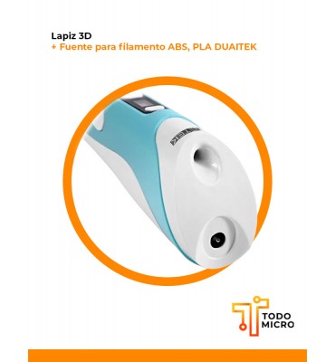 Lapiz 3D + Fuente para...
