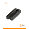 Zócalo DIP 2x10 (20 pines) para circuito integrado
