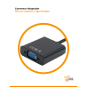 Adaptador activo DVI 24+1 macho a VGA hembra