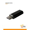 Adaptador USB C Macho a hembra para Carga
