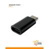 Adaptador USB C Macho a hembra para Carga