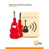 Transmisor y receptor inalámbrico para guitarra