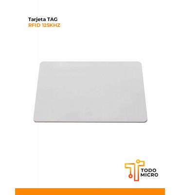 Tarjeta TAG RFID 125KHZ