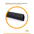 Tubo termocontraible negro 8.0mm 100metros