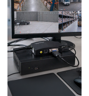 Adaptador RCA S-Video a VGA