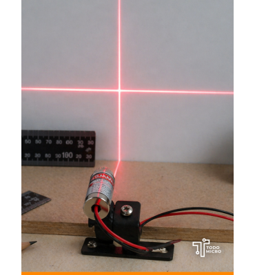 Módulo láser tipo cruz