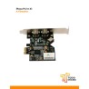Placa PCIe X1 a 3 puertos FireWire 800 de 9 pines