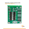 Módulo BMS de protección para batería de litio 18650, 11.1V