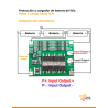 Módulo BMS de protección para batería de litio 18650, 11.1V